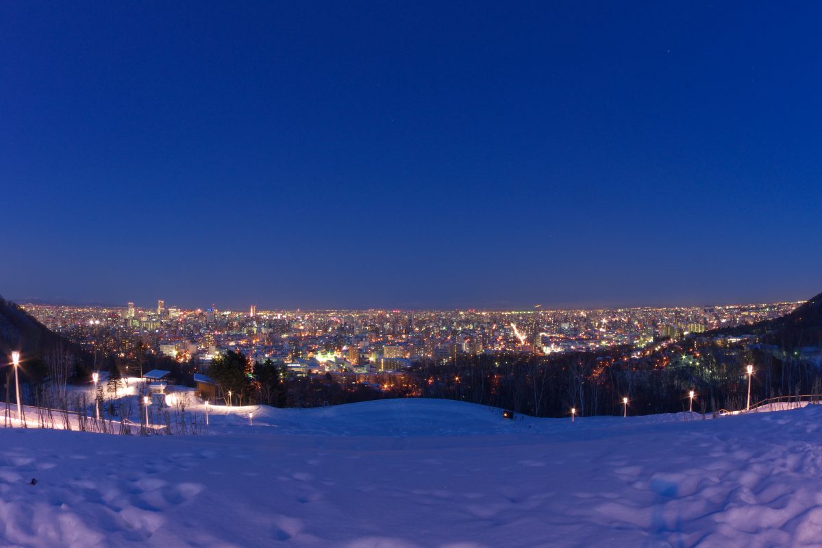 Sapporo night hike and night view (with free pick up service)